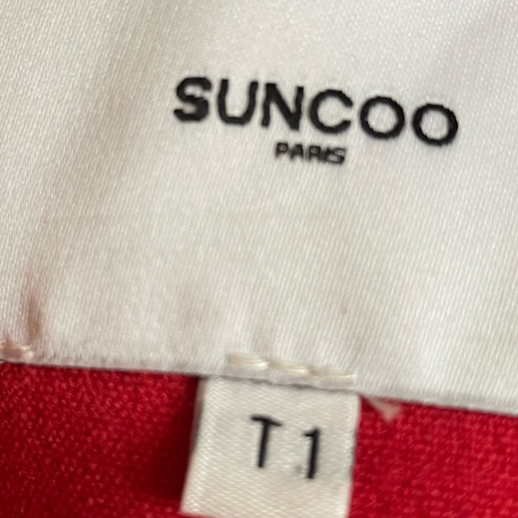 SUNCOO Paris Oversized Envelope Watermelon Coat Coat - Picture 2 of 12